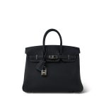 Birkin 25 Bleu Nuit / Bleu De Nord Togo Palladium Plated W Stamp - Image 8