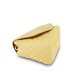 21P Yellow Lambskin Quilted Cocovado Flap Bag Mixed Fibers Chain LGHW - Image 13