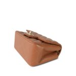 Caramel Lambskin Quilted Mini Square Flap Light Gold Hardware - Image 11