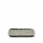 19S Pearl On Flap Mini Rectangular Flap Bag Light Gold Hardware - Image 7