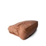 22S Caramel Quilted Large 19 Flap Mixed Hardware - Image 11