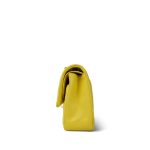 23P Yellow Caviar Quilted Classic Flap Medium Light Gold Hardware - Image 2