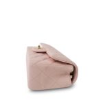 Light Pink Lambskin Quilted Mini Rectangular Flap Light Gold Hardware - Image 5