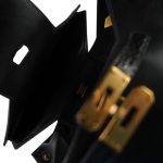 Black Vintage Hermes Himaraya Crocodile Gold Plated (P) Stamp - Image 8
