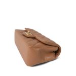18S Dark Beige Caviar Quilted Mini Rectangular Flap LGHW - Image 6