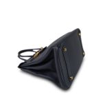 Birkin 30 Bleu Nuit Togo Gold Plated D Stamp - Image 14