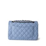 23P Light Blue Caviar Quilted Classic Flap Small Light Gold Hardware - Image 3