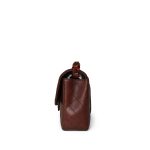 Vintage Brown Lambskin Quilted Single Flap Medium Tortoiseshell Hardware - Image 3