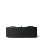 Black Jumbo Caviar Classic Flap Silver Hardware - Image 7