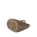 In The Loop 18 Etoupe Taurillon Clemence/Swift Gold Plated B Stamp - Image 7