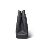 Dark Grey Caviar Quilted CC Shopping Tote Large LGHW - Image 4
