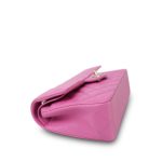 21P Pink Caviar Quilted Classic Flap Small LGHW - Image 8
