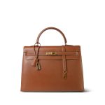 Kelly 35 Gold Corchavel Gold Plated (V) Stamp