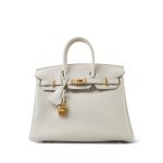 Birkin 25 Beton Veau Togo Gold Plated C Stamp