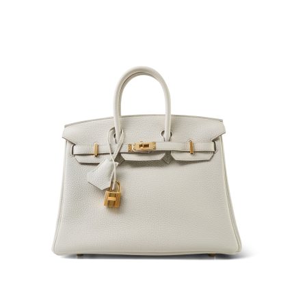 Birkin 25 Beton Veau Togo Gold Plated C Stamp