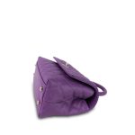 Purple Caviar Quilted Coco Handle Small Light Gold Hardware - Image 8