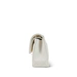 22S White Caviar Quilted Classic Flap Small LGHW - Image 2