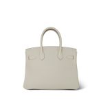 Birkin 30 Craie Togo Rose Gold Plated Y Stamp - Image 8