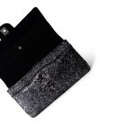 Black Silver Metallic Python Medium Classic Flap - Image 9