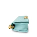Tiffany Blue Caviar Quilted Boy Bag Small Aged Gold Hardware - Image 12