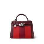 Kelly 28 Lettre M Rouge H/Vermillion/Rose Tyrien Epsom/Sombrero/Mysore Palladium Plated C Stamp - Image 11