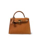 Kelly Sellier 28 Natural Ostrich Gold Plated (Y) Stamp - Image 14