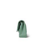 21C Light Green Lambskin Quilted Classic Flap Medium Light Gold Hardware - Image 2