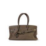 Shoulder Birkin 42 Etoupe Veau Togo Palladium Plated [M] Stamp - Image 6