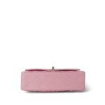 19S Iridescent Pink Caviar Quilted Small Classic Flap with LGHW - Image 7
