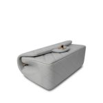 23S Light Grey Rectangular Flap Mini Light Gold Hardware - Image 7