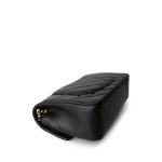 Black Lambskin Quilted Classic Flap Small Light Gold Hardware - Image 8