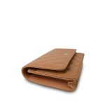 23P Dark Beige / Caramel Caviar Quilted Wallet on Chain WOC LGHW - Image 9