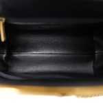 Black Calfskin Quilted Paris-Rome Colosseum Lock Frame Bag Aged Gold Hardware - Image 11