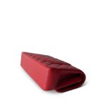 19B Red Caviar Quilted Classic Flap Medium Light Gold Hardware - Image 8