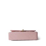 Vintage Light Pink Lambskin Quilted Medium Classic Flap Aged Gold Hardware - Image 5