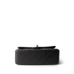 21K Black Lambskin Quilted Mini Rectangular Flap LGHW - Image 5