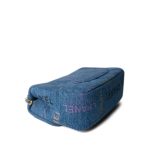 22P Denim Quilted Single Flap Small AGHW - Image 11