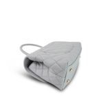 24P Grey Caviar Quilted Small Coco Handle LGHW - Image 8