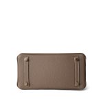 Birkin 25 Etoupe Togo Gold Plated B Stamp - Image 3