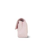 22S Light Pink Caviar Quilted Classic Flap Small Light Gold Hardware - Image 11