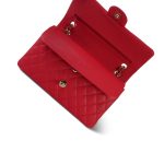 Red Caviar Quilted Medium Classic Flap LGHW - Image 16
