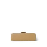 Light Beige Lambskin Quilted Classic Flap Small Gold Hardware - Image 9