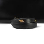 Kelly 28 Black Box Calfskin Gold Plated U Circle Stamp - Image 8