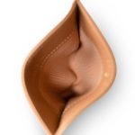 23P Caramel Caviar Quilted Classic Card Holder - Image 10