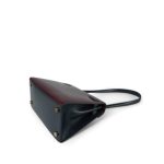 Mini Kelly Tri-Color (Vert Fonce / Rouge H / Blue Indigo) Box Calfskin Gold Plated P Circle Stamp - Image 10