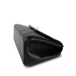 Black Lambskin Quilted Double Chain Top Handle GHW - Image 7