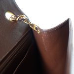 Vintage Brown Caviar Quilted Large Single Flap Bag GHW - Image 12