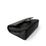 Vintage Black Lambskin Quilted Medium Classic Flap GHW - Image 9