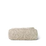 21S Ecru Black & White Tweed Quilted Small 19 Flap Mixed Hardware - Image 7