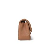 18S Dark Beige Caviar Quilted Mini Rectangular Flap LGHW - Image 4